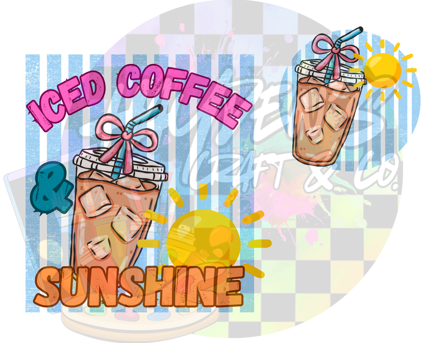 Coffee and sunshine png with pocket